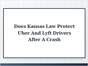 Understanding Rights After an Uber or Lyft Crash in Kansas